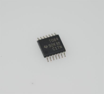 TL084CPWR Quad Low-Noise JFET Op Amp 4MHz عرض النطاق الترددي 13V/μs معدل النزول ± 18V إمدادات 3pA تحيز المدخلات TSSOP-14 -40 °C إلى +105 °C