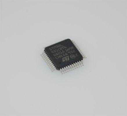 STM32L431CBT6 معالج دقيق Cortex-M4 فائق الطاقة بتردد 80 ميجاهرتز، ذاكرة فلاش 128 كيلوبايت، ذاكرة وصول عشوائي (SRAM) 64 كيلوبايت، LQFP-48، جهد 1.71-3.6 فولت، درجة حرارة التشغيل -40 درجة مئوية إلى +125 درجة مئوية