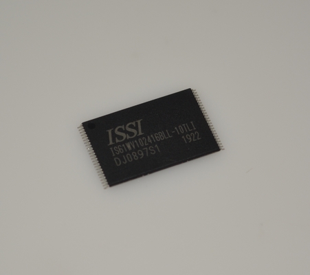 IS61WV102416BLL-10TLI 1Mx16 ذاكرة وصول عشوائي (SRAM) عالية السرعة 10ns تشغيل 3.3 فولت طاقة منخفضة درجة حرارة صناعية (-40 درجة مئوية إلى +85 درجة مئوية) حزمة BGA ذات 48 كرة تشغيل غير متزامن الاحتفاظ بالبيانات عالي الموثوقية